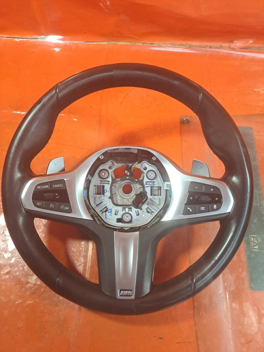 ✅BMW G20 320I M SPORT 2.0 PETROL 2021 STEERING WHEEL & PADDLE SHIFT 7857776 A357 - Image 2