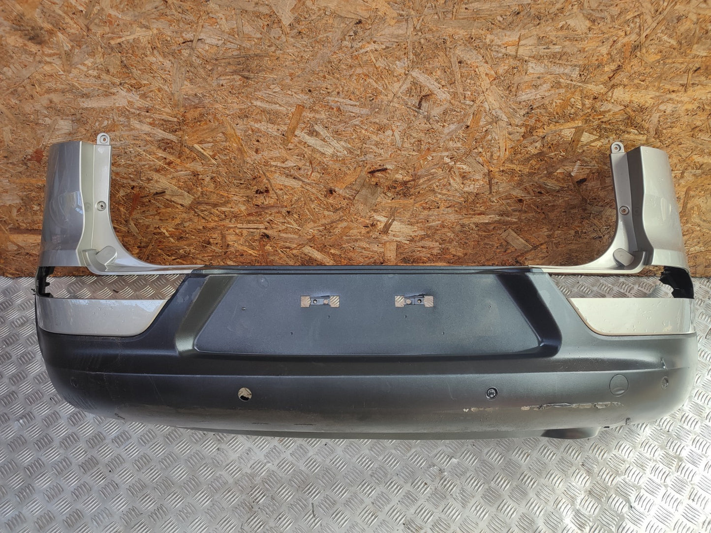 ✅2014 KIA SPORTAGE MK3 REAR BUMPER SILVER + WARRANTY A287 - Image 1