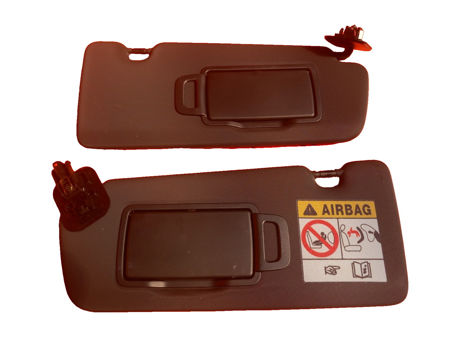 Renault Captur 1.6 Petrol 2023 Sun Visors Pair Black Warranty A392 - Image 1