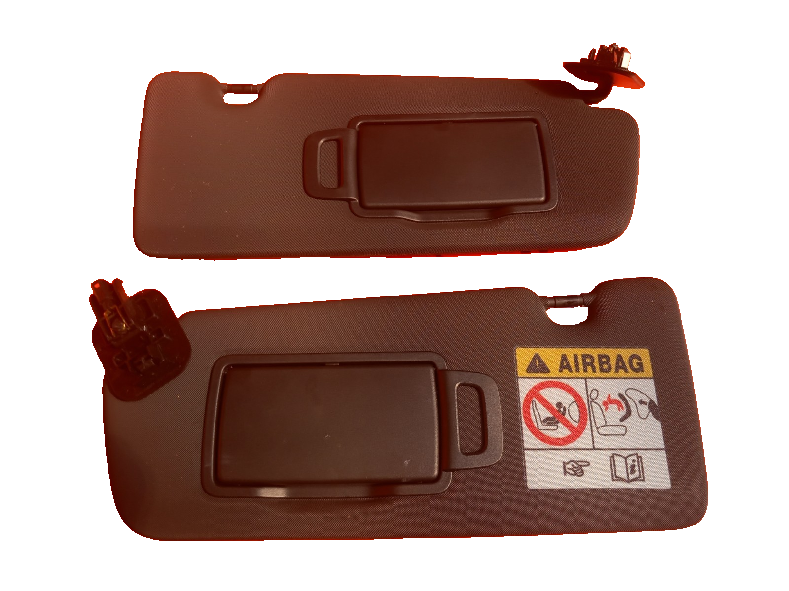 Renault Captur 1.6 Petrol 2023 Sun Visors Pair Black Warranty A392 - Image 1