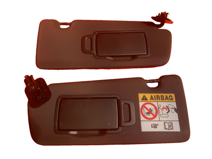 Renault Captur 1.6 Petrol 2023 Sun Visors Pair Black Warranty A392 - Image 1