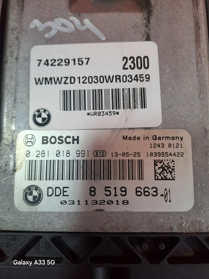 ✅MINI COUNTRYMAN MK3 1.6 DIESEL 2013 ENGINE ECU KIT KEYS 8519663 3457403 9299332 - Image 8