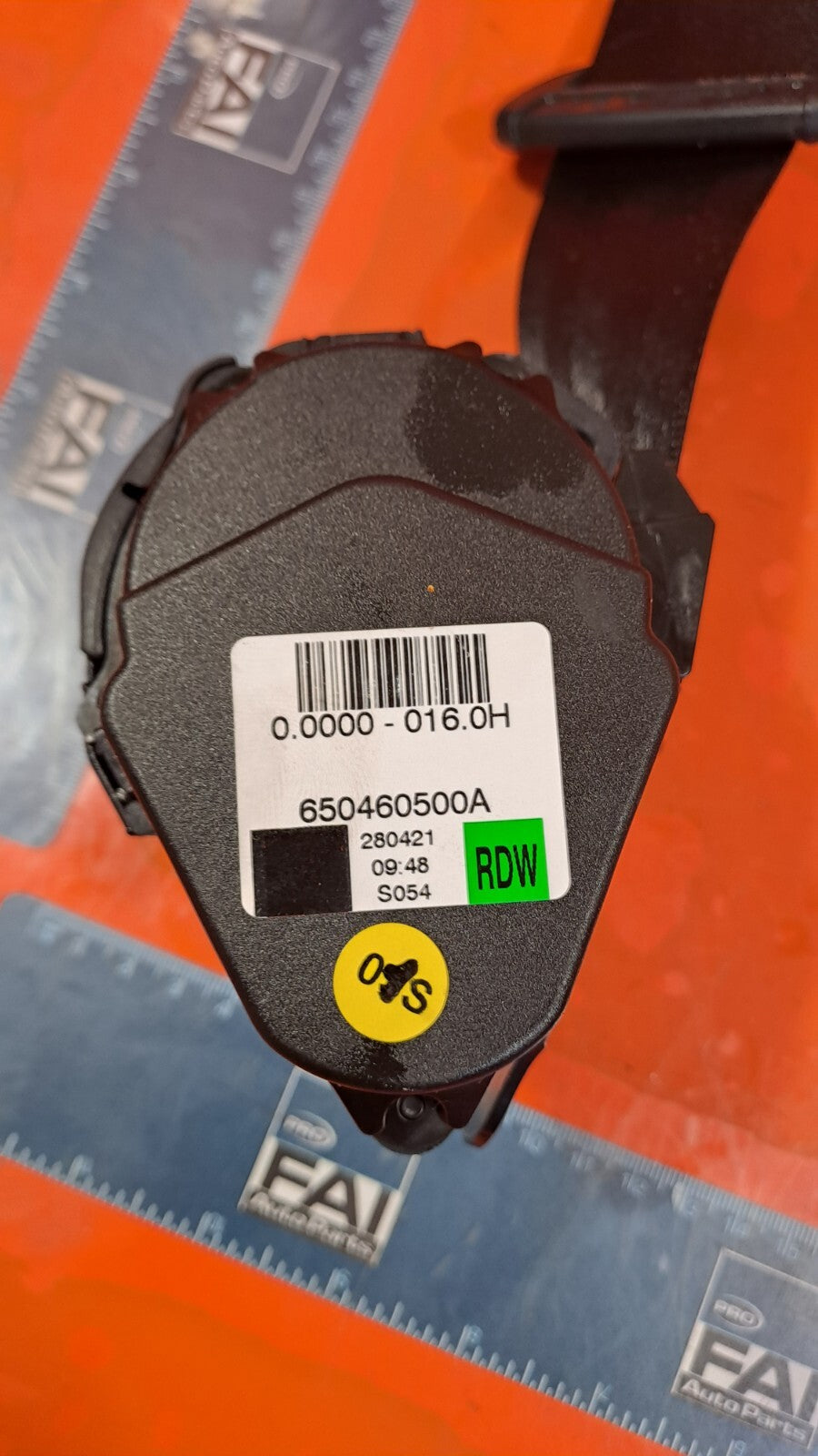 ✅2021 AUDI Q3 F3 1.5TFSI REAR CENTER SEAT BELT 83A857807D + WARRANTY A072 - Image 8