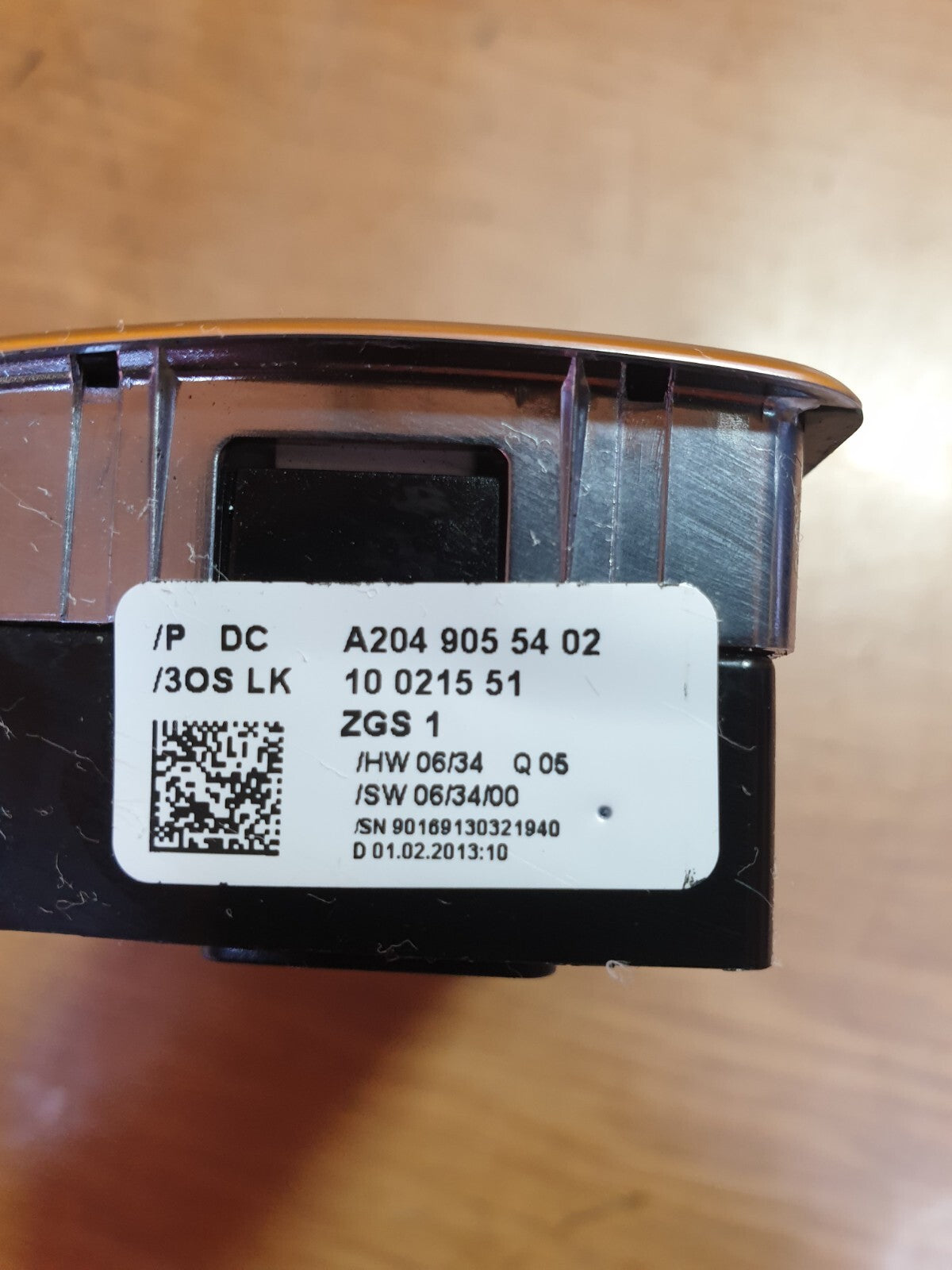 ✅2013 MERCEDES C CLASS W204 FRONT RIGHT DRIVER SIDE WINDOW SWITCH A2049055402 - Image 12