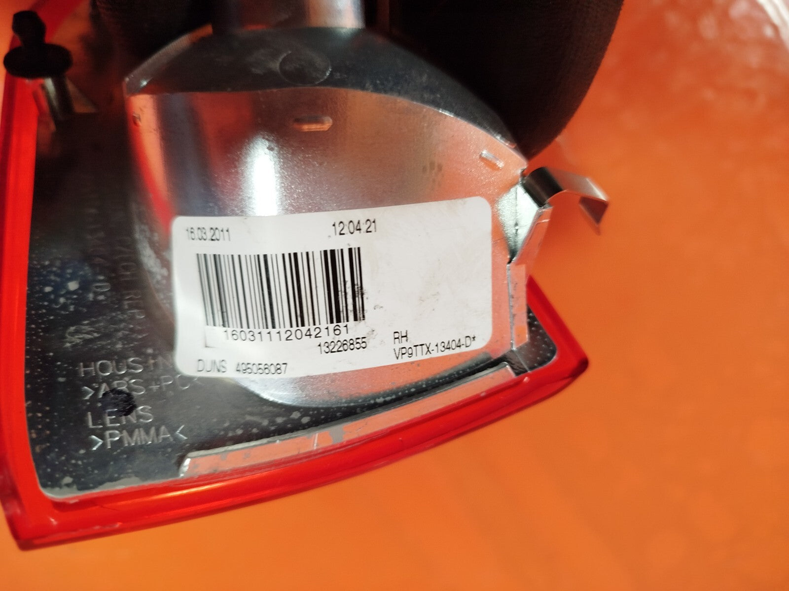 ✅2011 Vauxhall Insignia Rear Right Inner Taillight 13226855 + Warranty A104 - Image 12