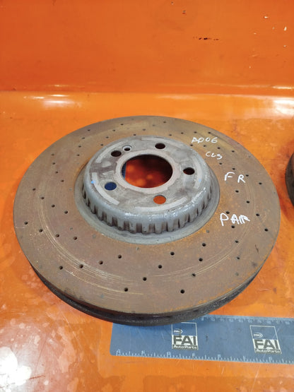 ✅2019 MERCEDES CLS 450 W257 3.0P FRONT BRAKE DISC PAIR + WARRANTY A006 - Image 2