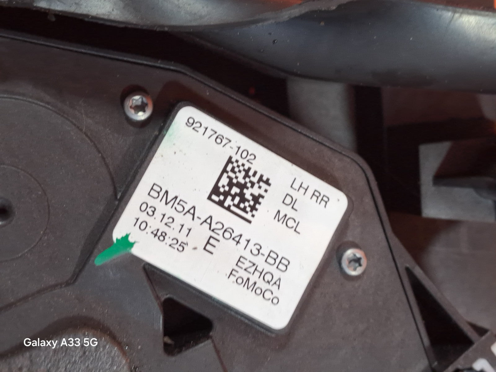 ✅2013 FORD FOCUS MK3 TITANIUM X REAR LEFT DOOR LOCK BM5A-A26413-BB + WARRANTY - Image 5