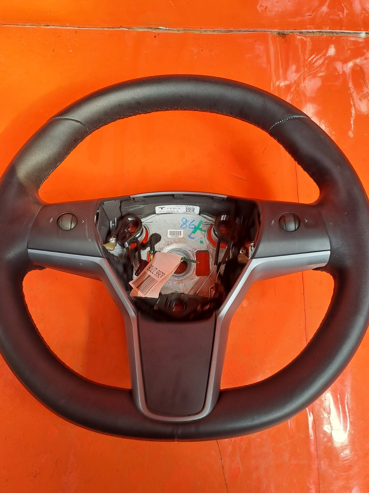 ✅Tesla Model 3 Long Range 2020 MULTIFUNCTION STEERING WHEEL 1095222-99-L A266 - Image 12