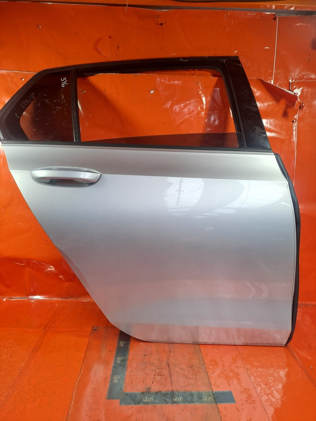 ✅VW GOLF R-LINE MK8 2.0 DIESEL 2020 REAR RIGHT DOOR BARE SILVER Warranty A346 - Image 1
