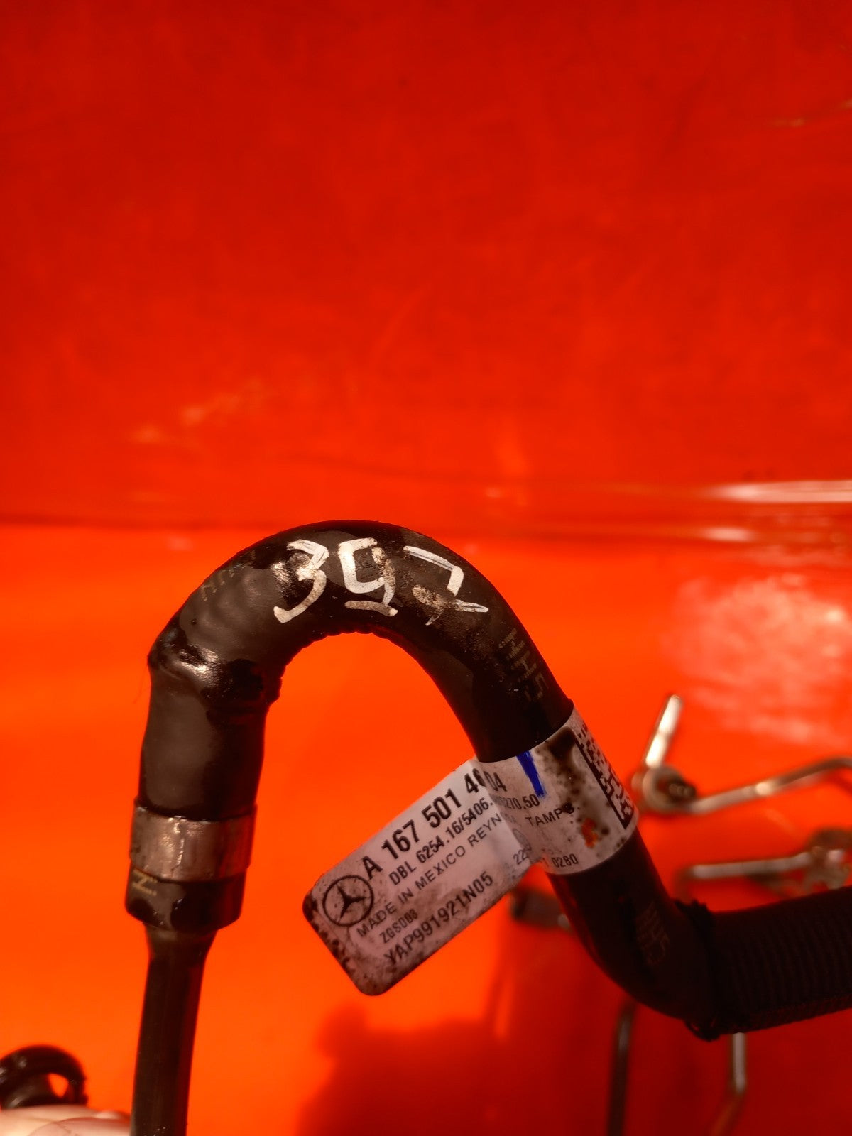 2025 Mercedes GLE W167 AMG Expansion Tank Hose Pipes A1675014604 Warranty A397 - Image 8