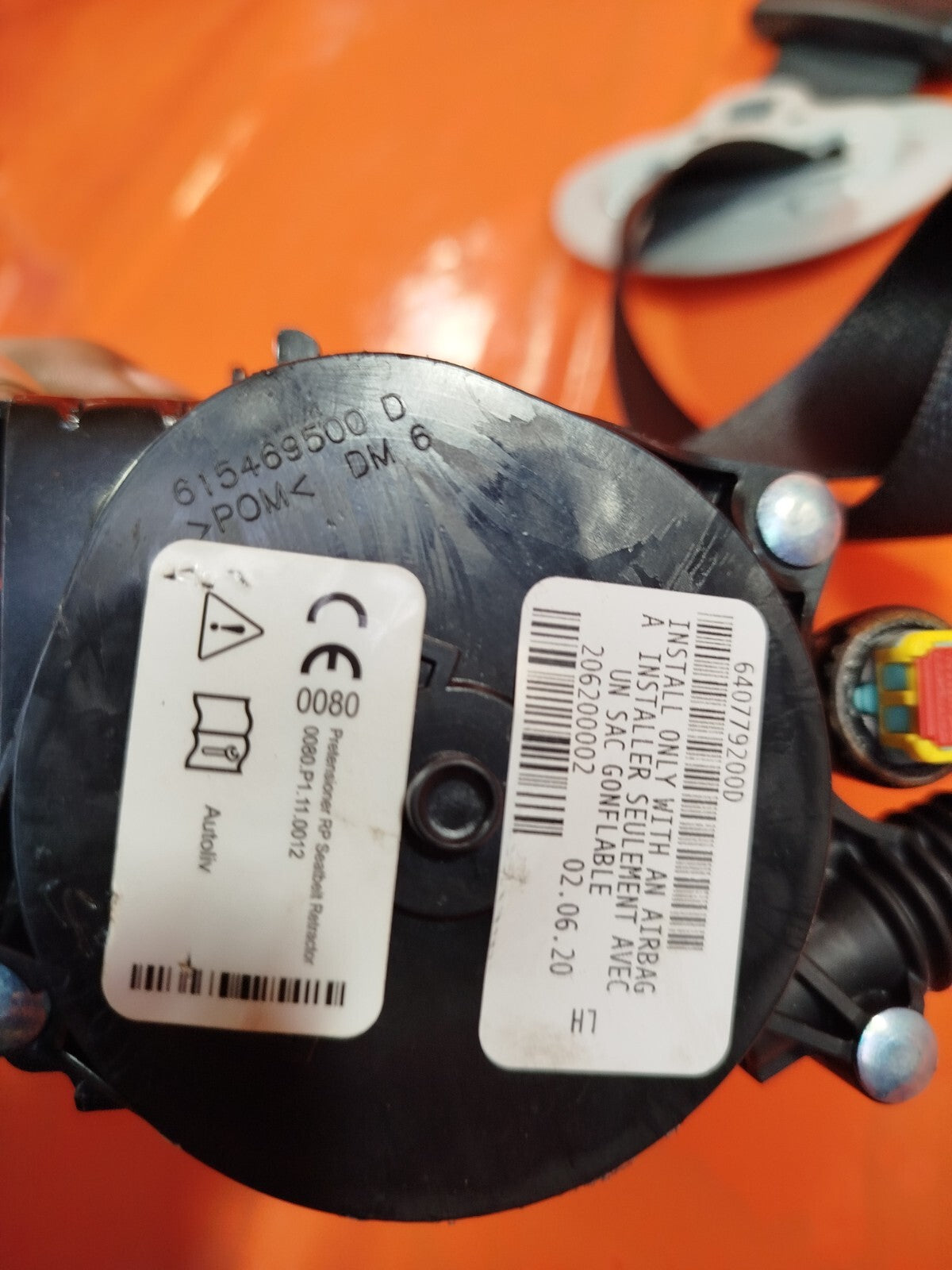 ✅2020 TESLA MODEL 3 SEAT BELT FRONT LEFT PASSENGER SIDE 1105821-01-F DEPLOYED - Image 11