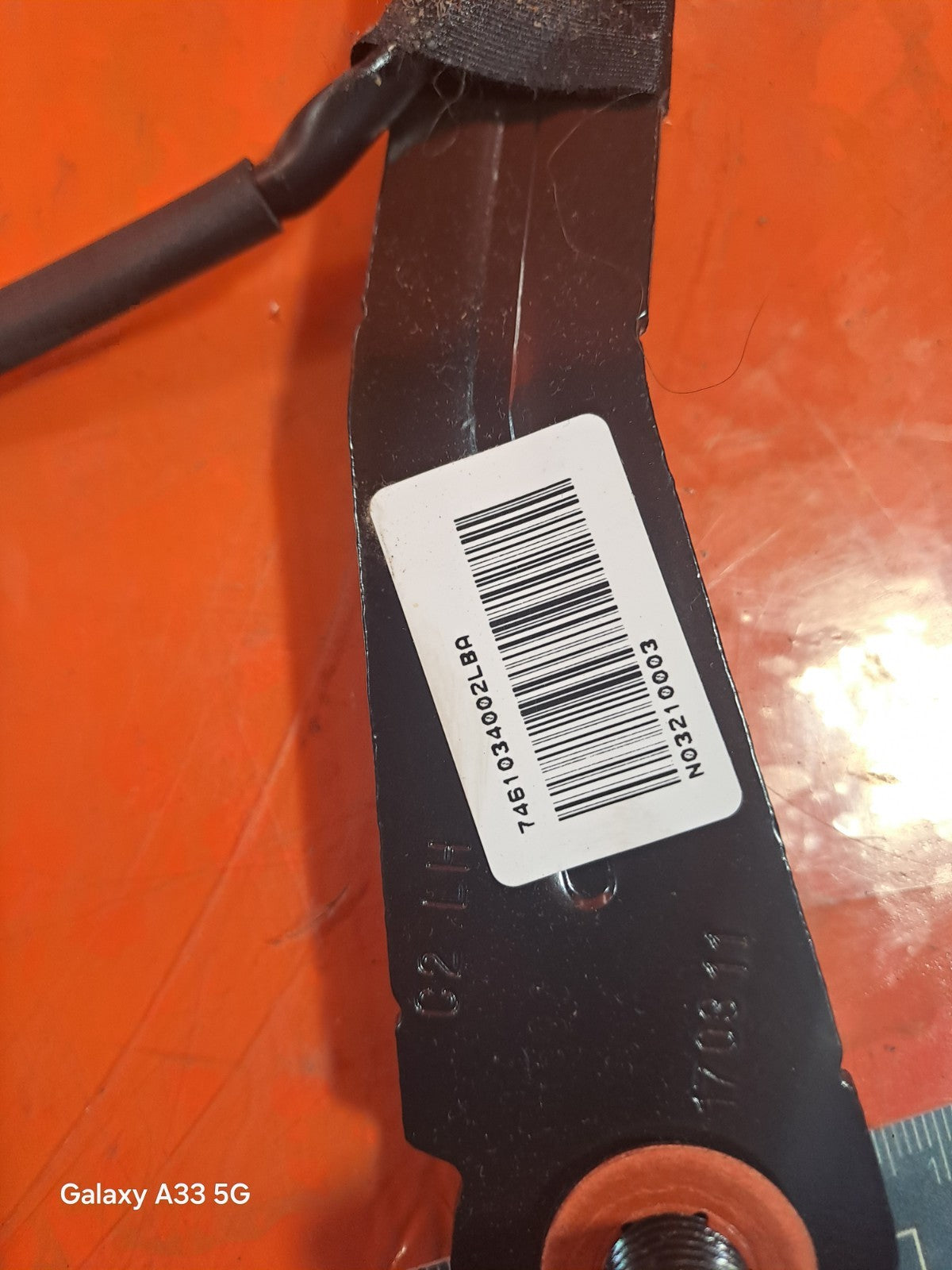 ✅2018 SSANGYONG KORANDO LE FRONT LEFT SEAT BELT BUCKLE 7461034002 +WARRANTY A288 - Image 11