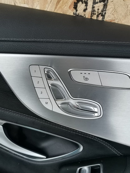MERCEDES C200 W205 AMG LINE 2.0 PETROL 2015 FRONT LEFT DOOR CARD A2054406633 - Image 7