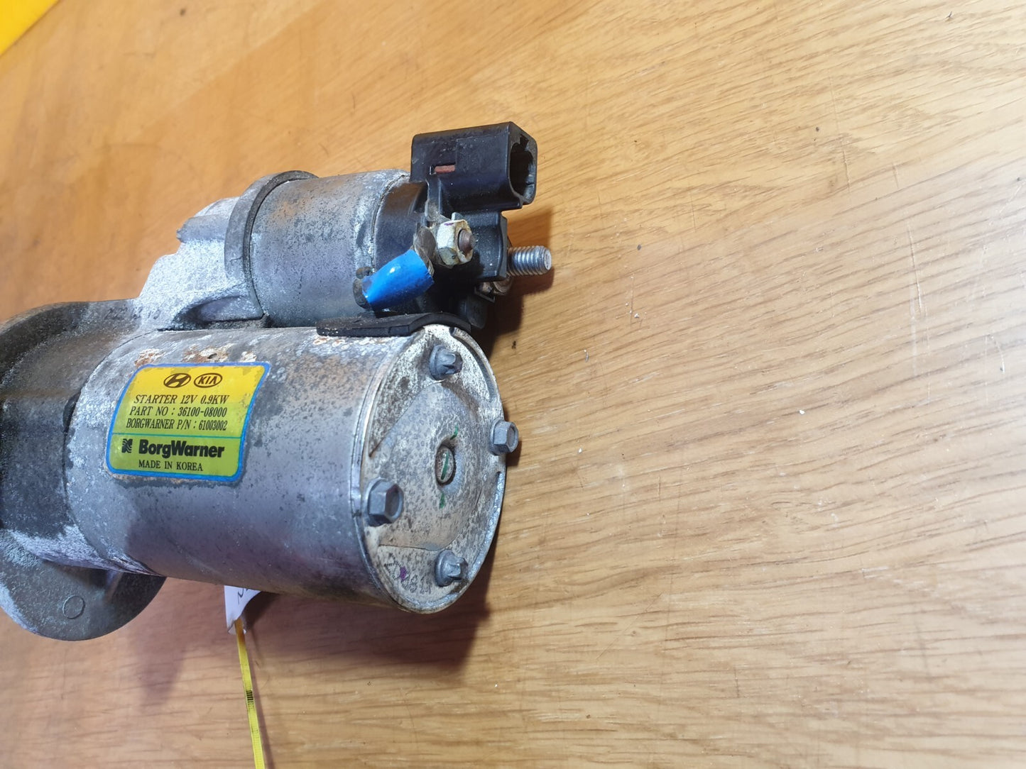 ✅2022 HYUNDAI I20 MK3 1.0 PETROL STARTER MOTOR 36100-08000 + WARRANTY A181 - Image 6