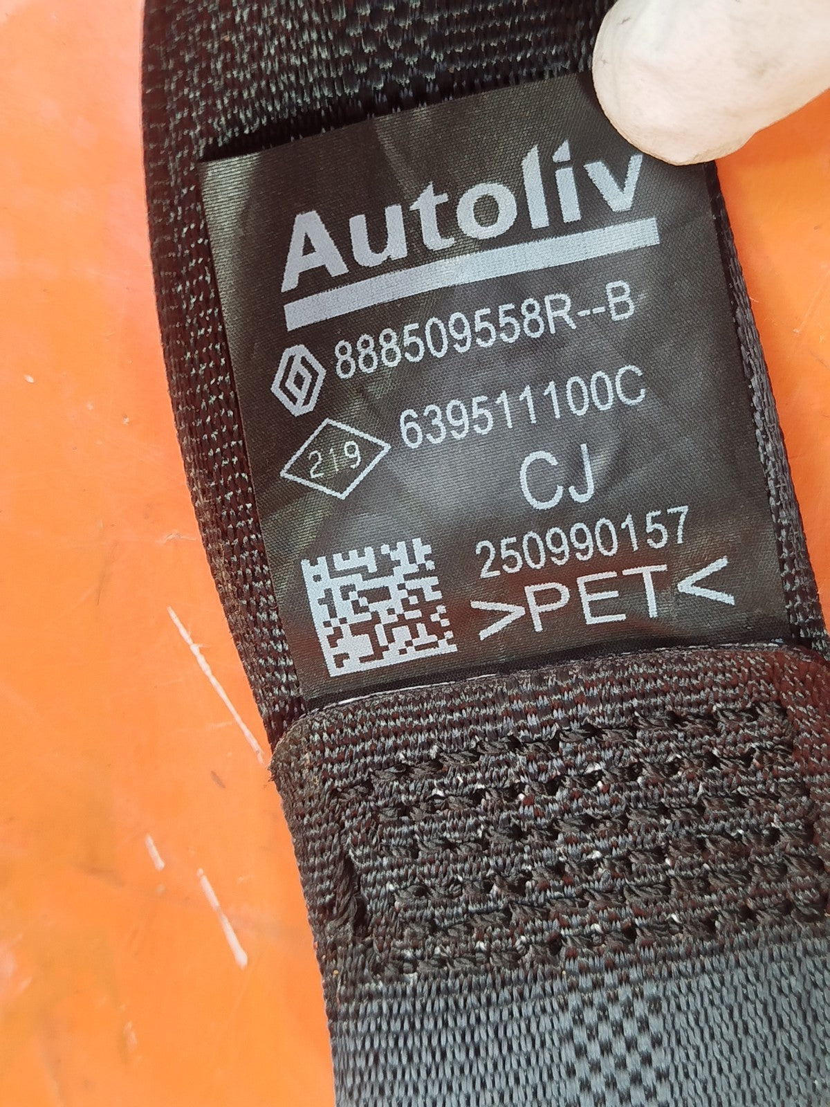 ✅RENAULT CLIO V 1.6 PETROL 2025 REAR CENTRE SEAT BELT 888509558R 642976100C A331 - Image 10