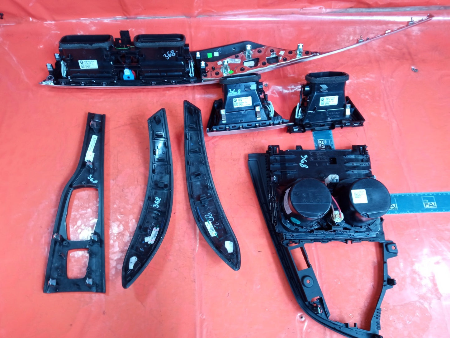 ✅2016 BMW 4 Series F33 Fine Ash Grain Wood Interior Trim Set 7348941 + Warranty - Image 6
