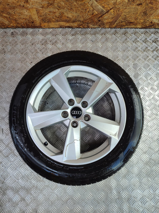 ✅AUDI Q2 S-LINE 1.4 PETROL 2017 ALLOY WHEEL & TYRE 215/55 ZR17 81A601025B A134 - Image 1