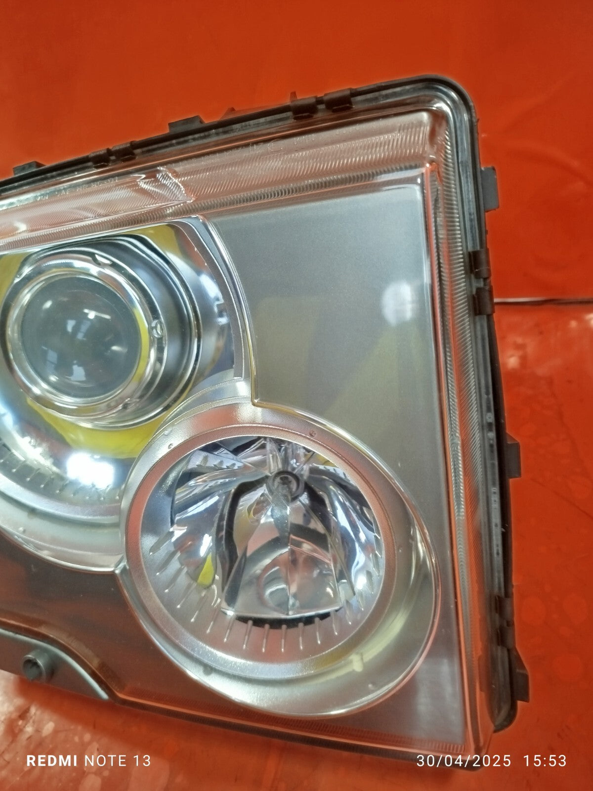 ✅2005 RANGE ROVER VOGUE L322 4.4P RIGHT DRIVER SIDE HEADLIGHT 4H4Z13005BA A274 - Image 4