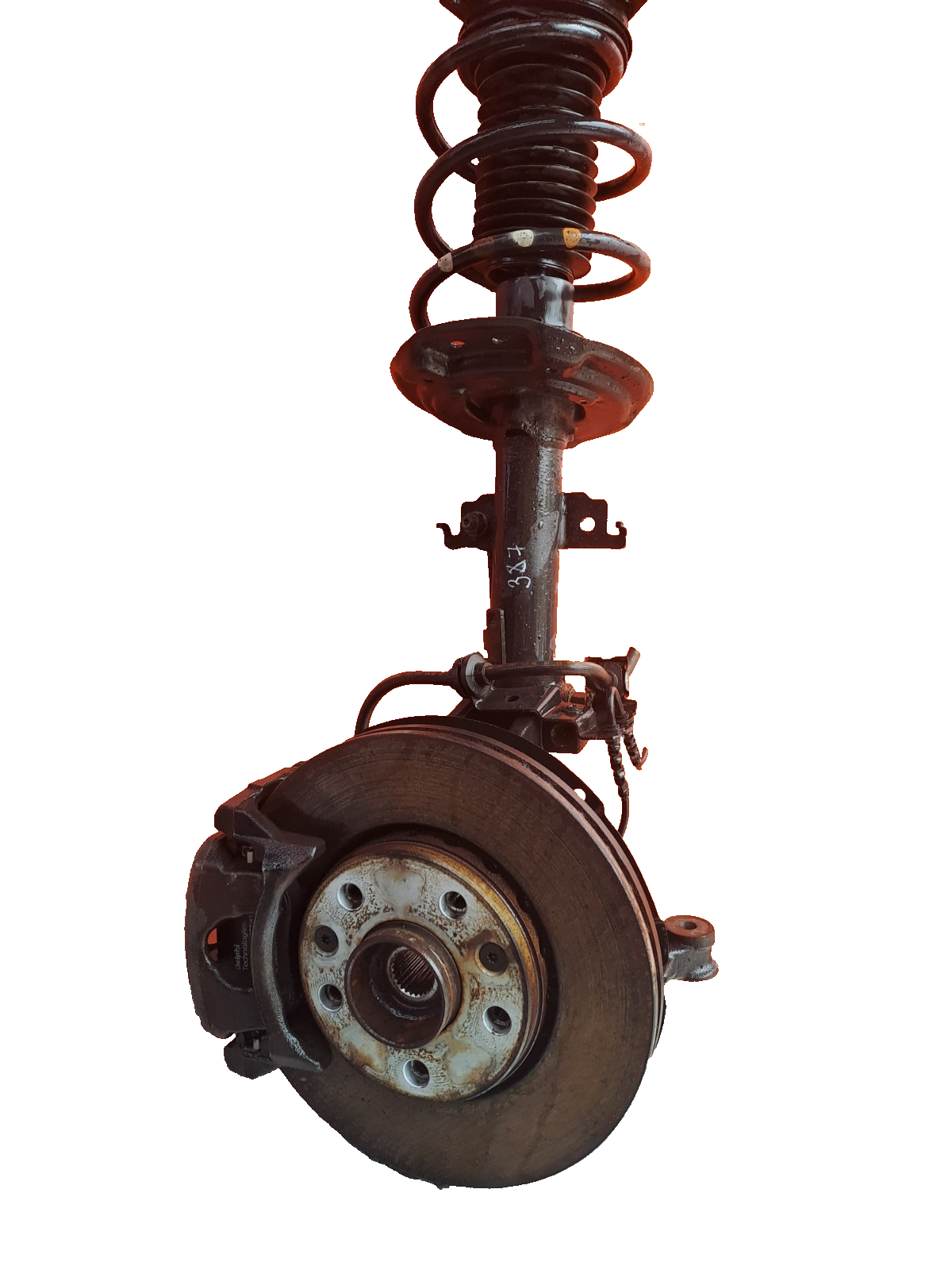 Renault Megane MK4 1.3 Petrol 2019 Front Left Suspension Leg Hub 543025368R A387 - Image 1