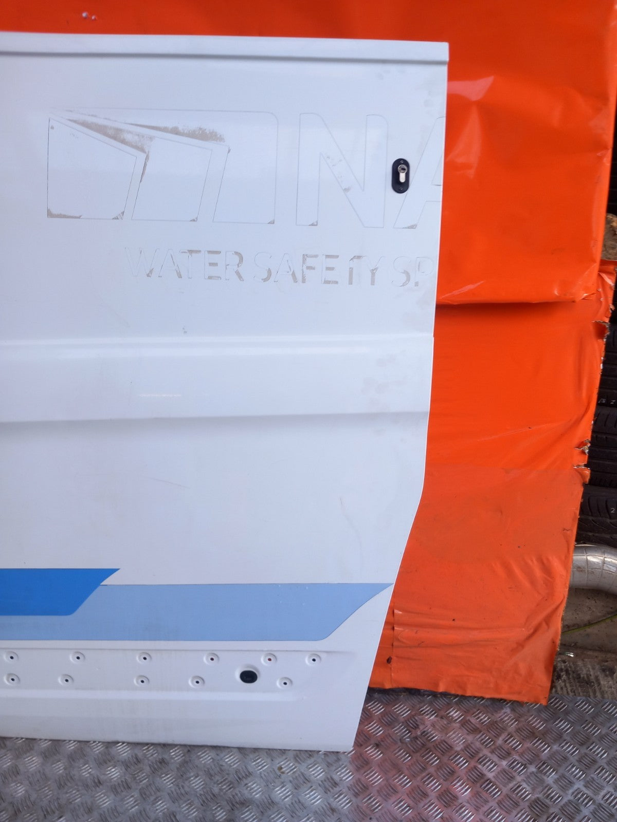 Ford Transit Custom 2021 Left Side Sliding Door Frozen White Warranty A390 - Image 4