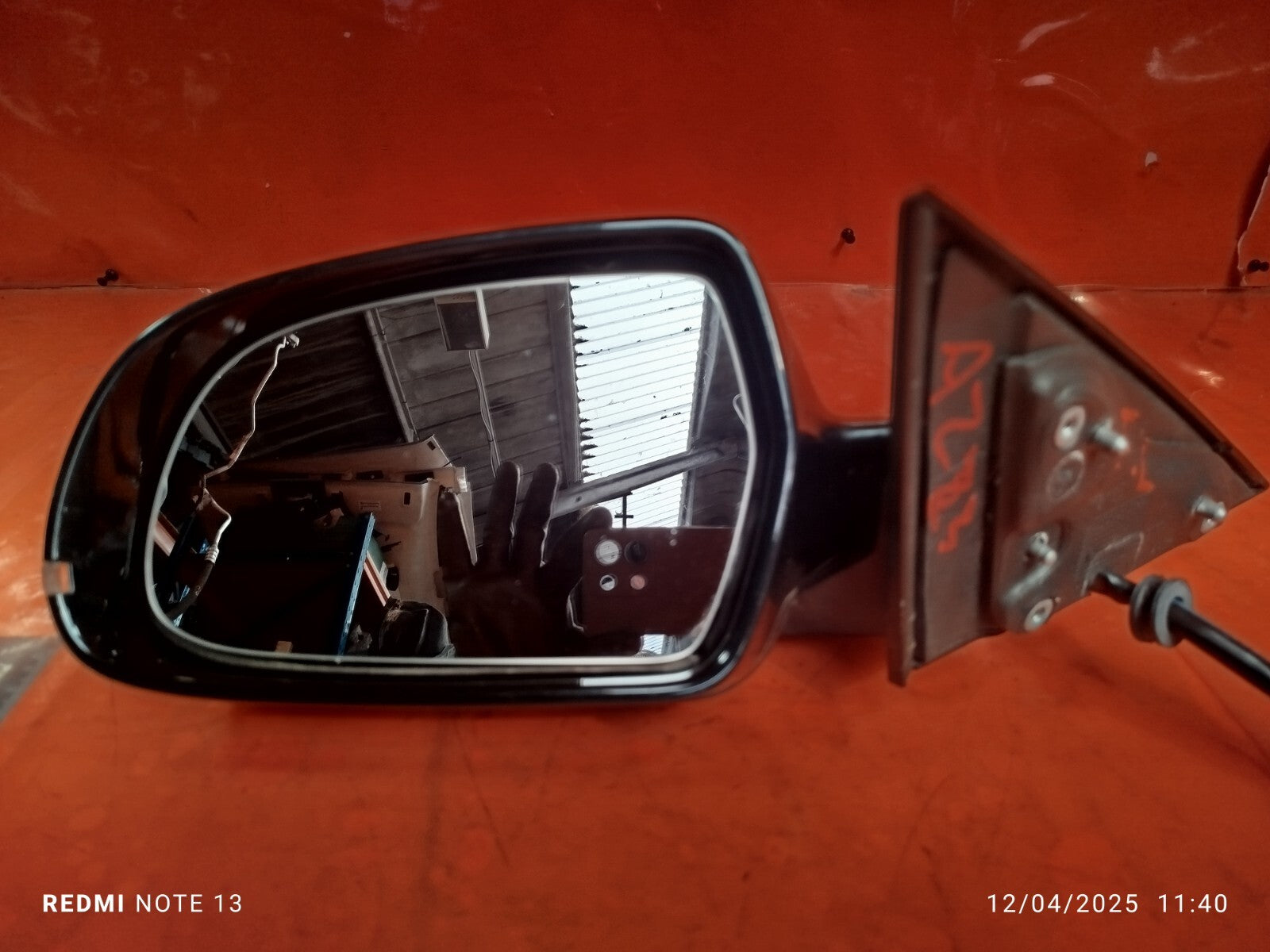 ✅2010 AUDI A5 8T S LINE 2.0P FRONT LEFT WING MIRROR BLACK Z9Y + WARRANTY A223 - Image 3
