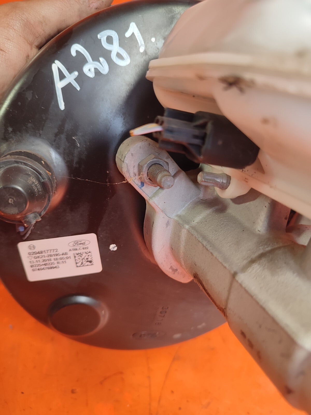 ✅2019 FORD TRANSIT CUSTOM V362 2.0D BRAKE SERVO MASTER CYLINDER GK212B195AB A281 - Image 12