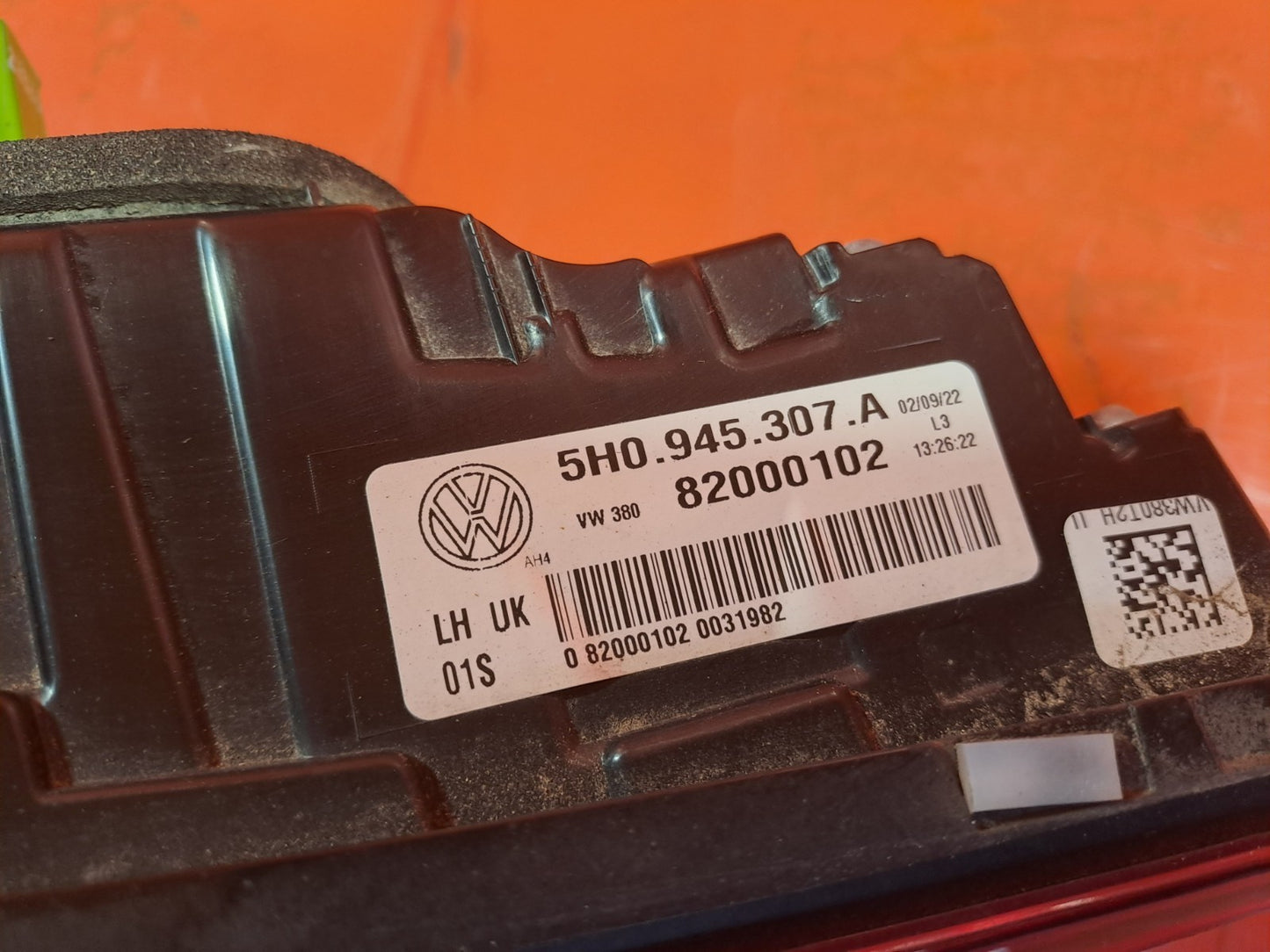 ✅2022 VW Golf GTE Rear Left Inner Tail Light 5H0945307A + Warranty A388 - Image 6