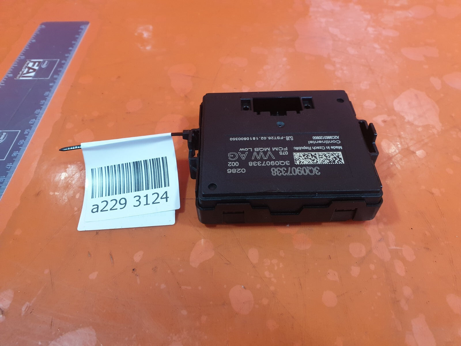 SKODA OCTAVIA MK3 1.4 PETROL 2018 HEADLIGHT CONTROL MODULE ECU 3Q0907338 A229 - Image 7