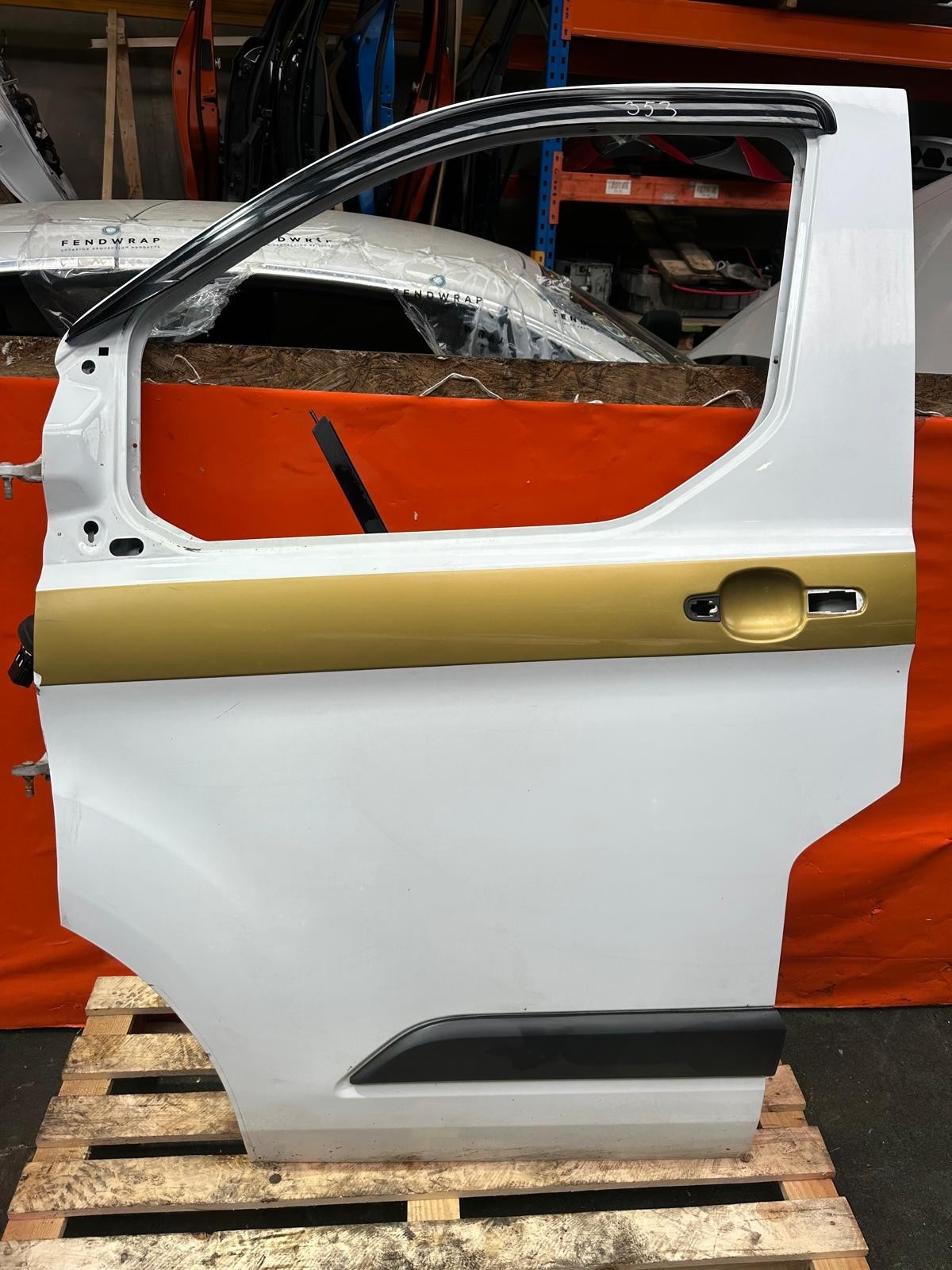 ✅2022 Ford Transit Custom 2.0D Front Left Door White + Warranty A353 - Image 1