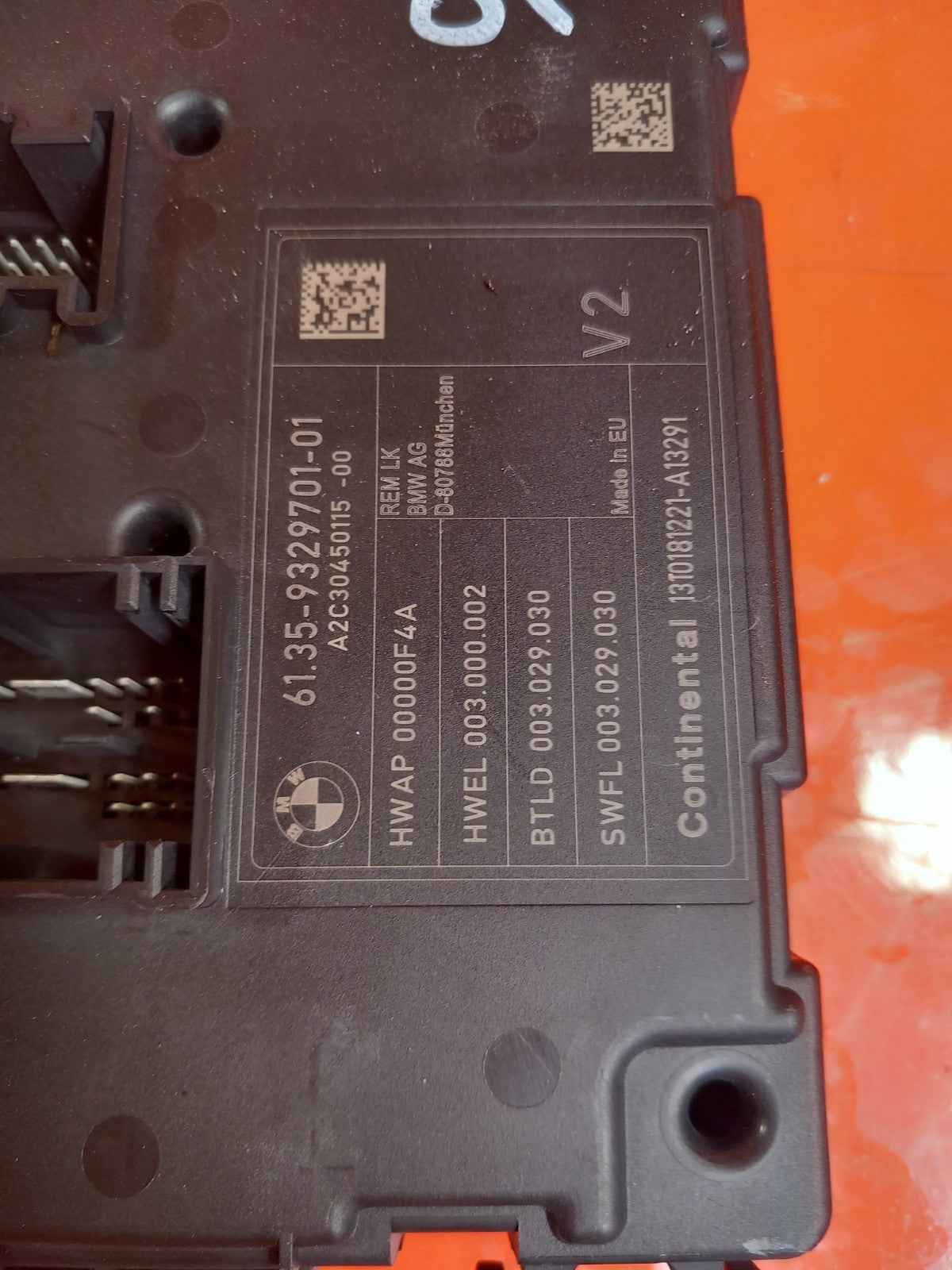 2013 BMW 3 Series F30 Xdrive M Sport Body Control Unit Module 9329701 A395 - Image 7
