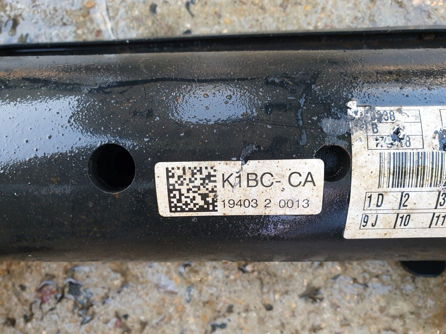 2019 FORD FIESTA ST-3 1.5P COMPLETE REAR AXLE K1BC-19403-CA + WARRANTY A125