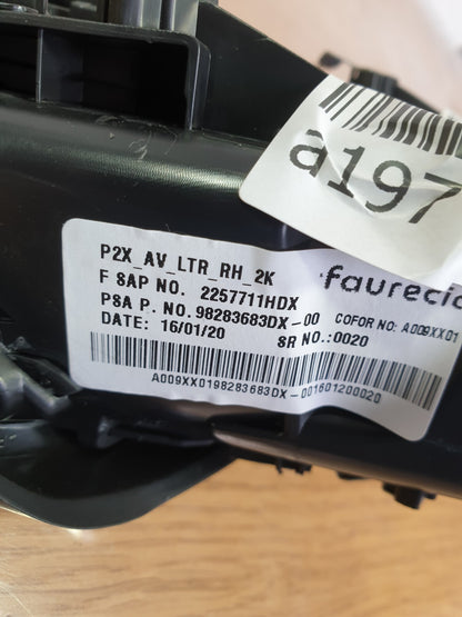 ✅Peugeot 208 2020 Right Dashboard Air Vent 98283683DX Warranty A197 - Image 5