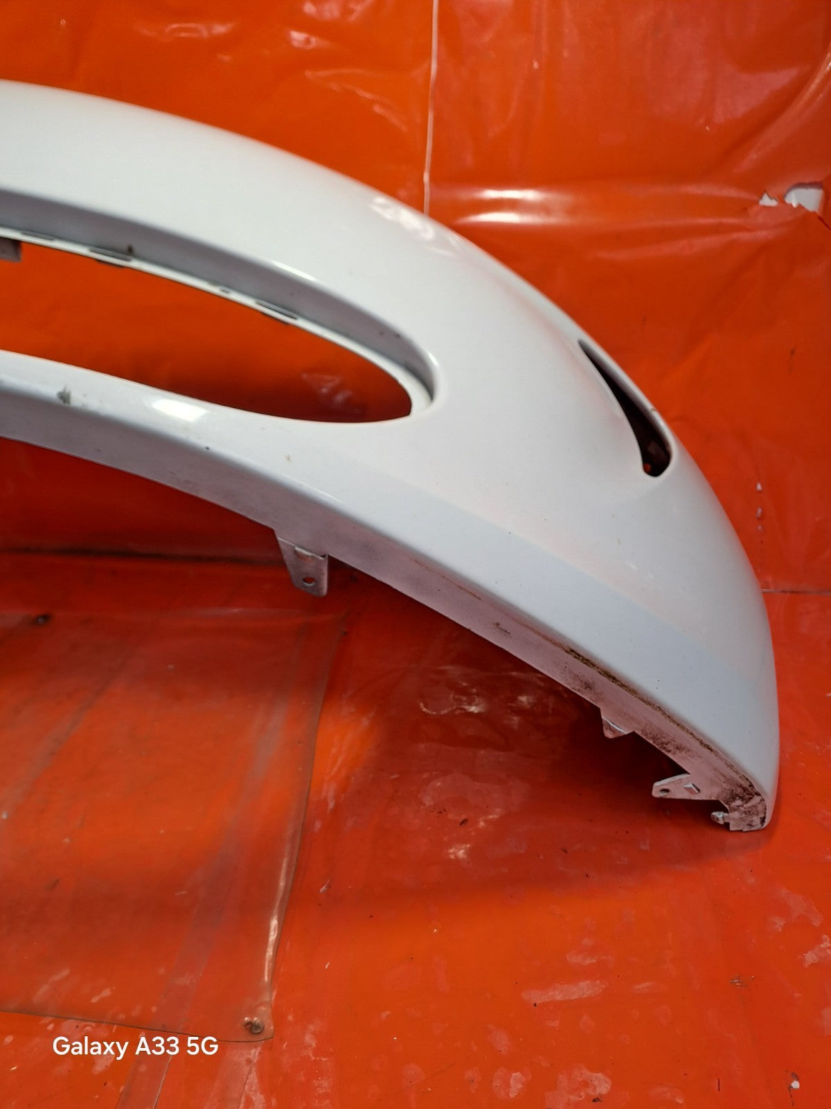 ✅RENAULT ZOE DYNAMIQUE 2015 FRONT BUMPER WHITE Crack + WARRANTY A317 - Image 7