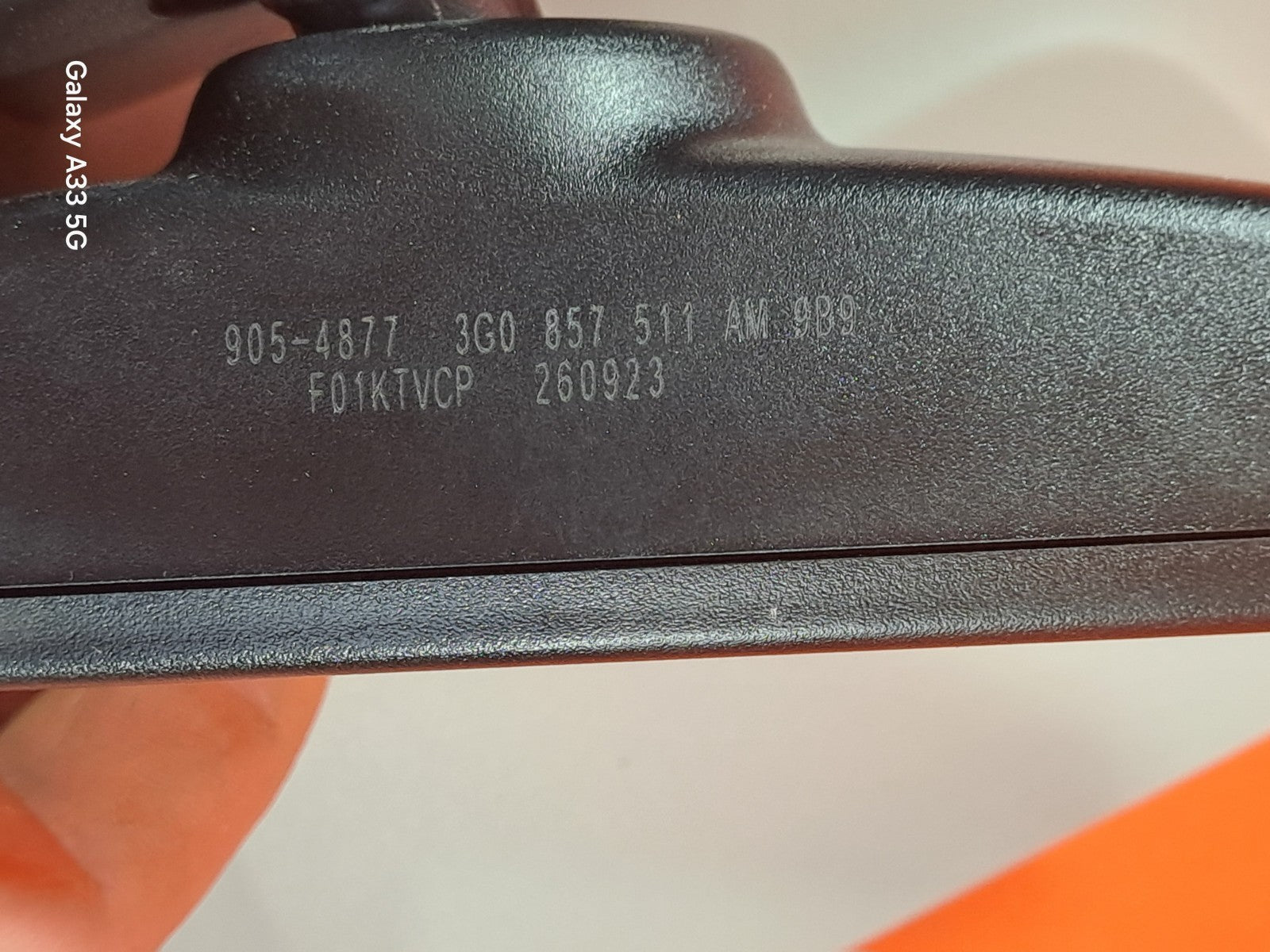 ✅VW POLO LIFE 1.0 PETROL 2024 INTERIOR REAR VIEW MIRROR 3G0857511AM 2G0868437 - Image 4