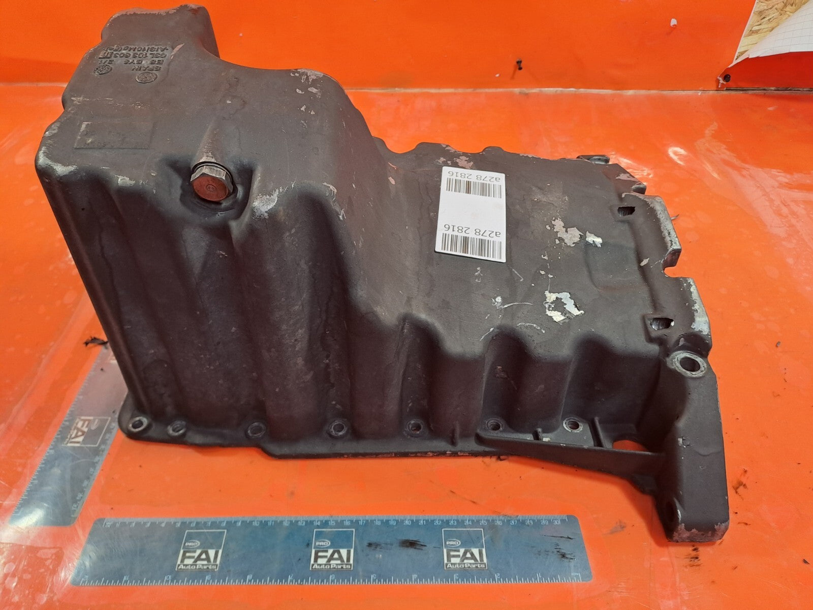 ✅VW CRAFTER CR35 2.0 DIESEL 2015 OIL SUMP 03L103603L Warranty A278 - Image 8