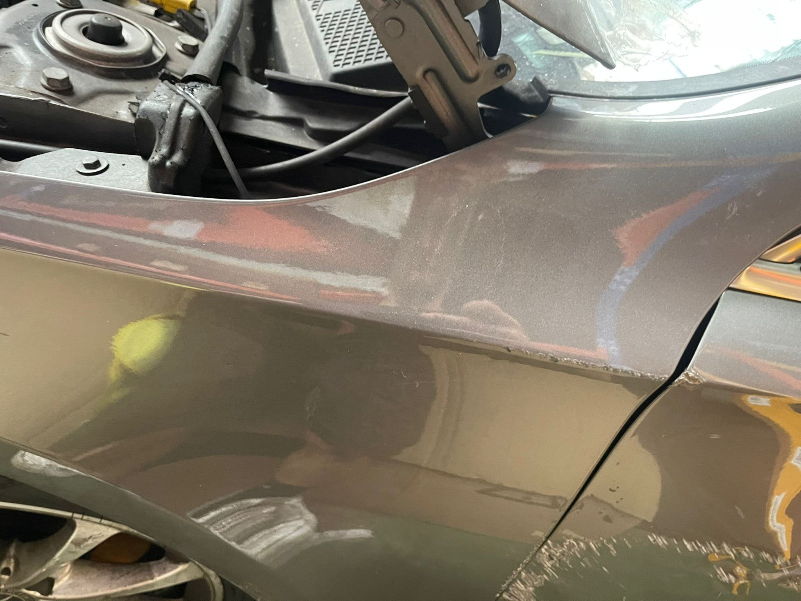 ✅MERCEDES A180D SPORT W177 1.5 DIESEL 2018 FRONT LEFT WING PANEL GREY Scratches - Image 5