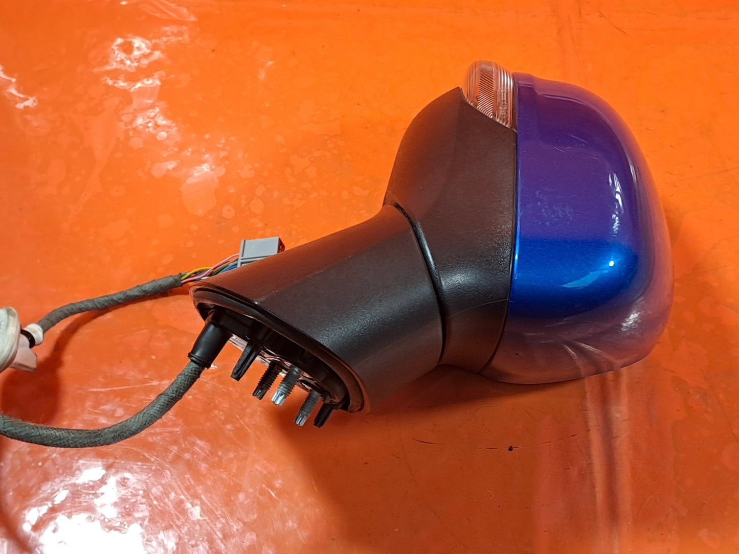 ✅2021 FORD PUMA ST-LINE X 1.0P FRONT RIGHT WING MIRROR BLUE + WARRANTY A335 - Image 2