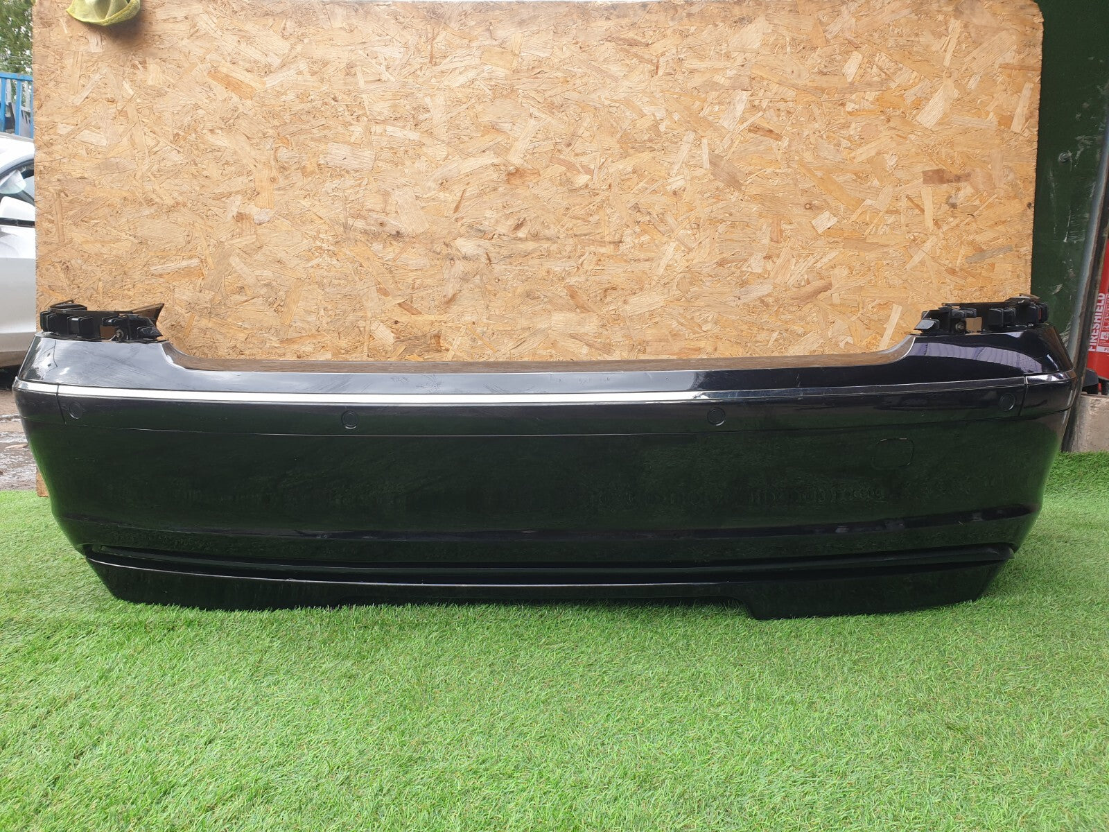 2006 BMW 7 SERIES E66 4.8P REAR BUMPER BLACK + WARRANTY A208 - Image 1