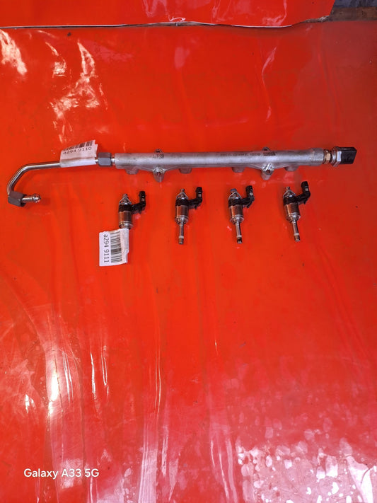 ✅2023 VW GOLF GTE MK8 1.4P FUEL INJECTION RAIL & INJECTORS 05E133320B + WARRANTY - Image 1