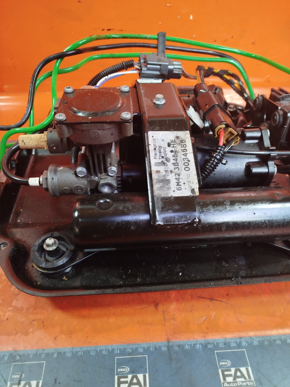 ✅2011 LAND ROVER RANGE ROVER L322 4.4D SUSPENSION COMPRESSOR 6H42-3B484-HE A243 - Image 11