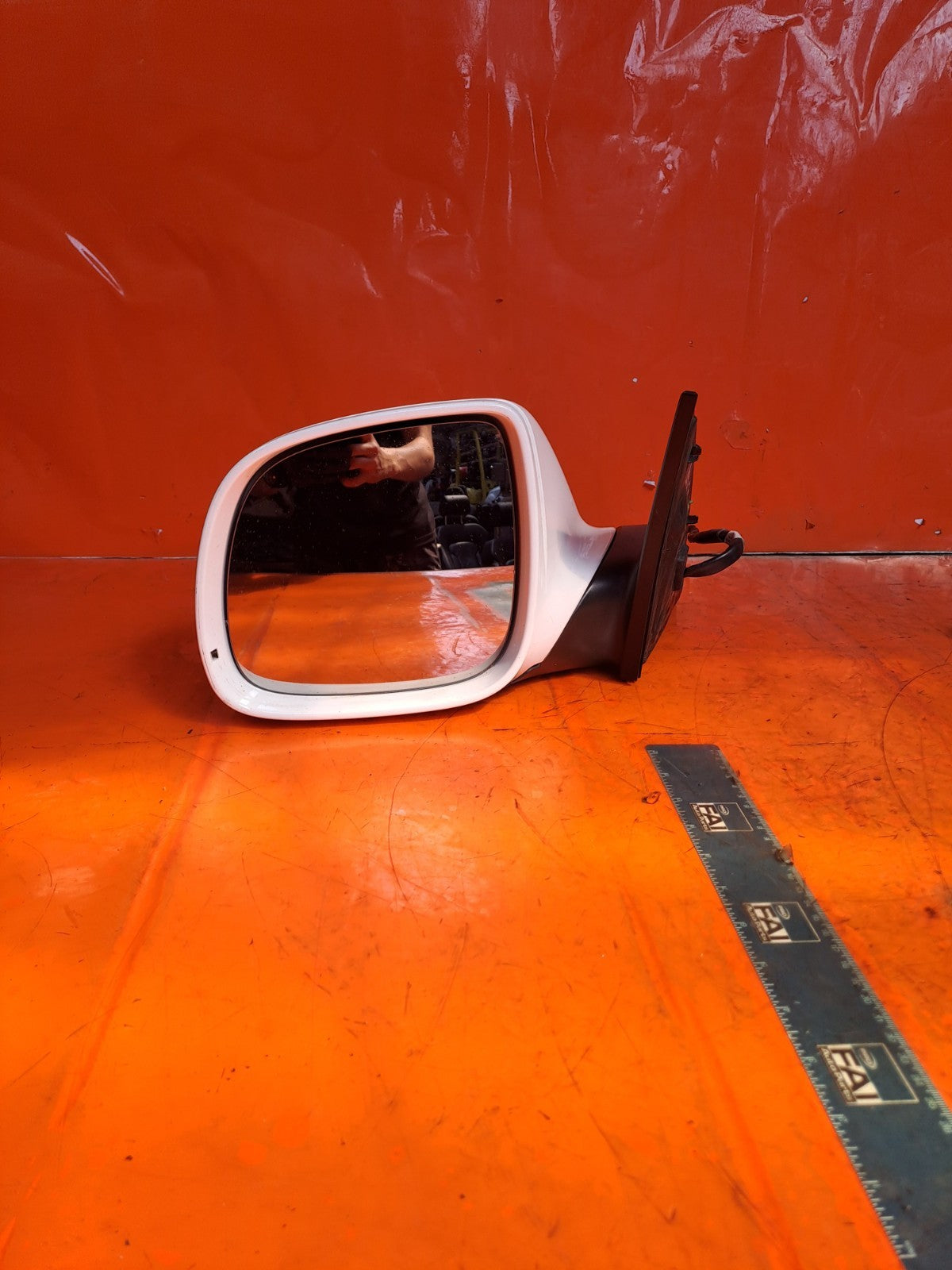 ✅2007 AUDI Q7 4L S LINE 3.0D FRONT LEFT WING MIRROR WHITE Z7S + WARRANTY A295 - Image 3