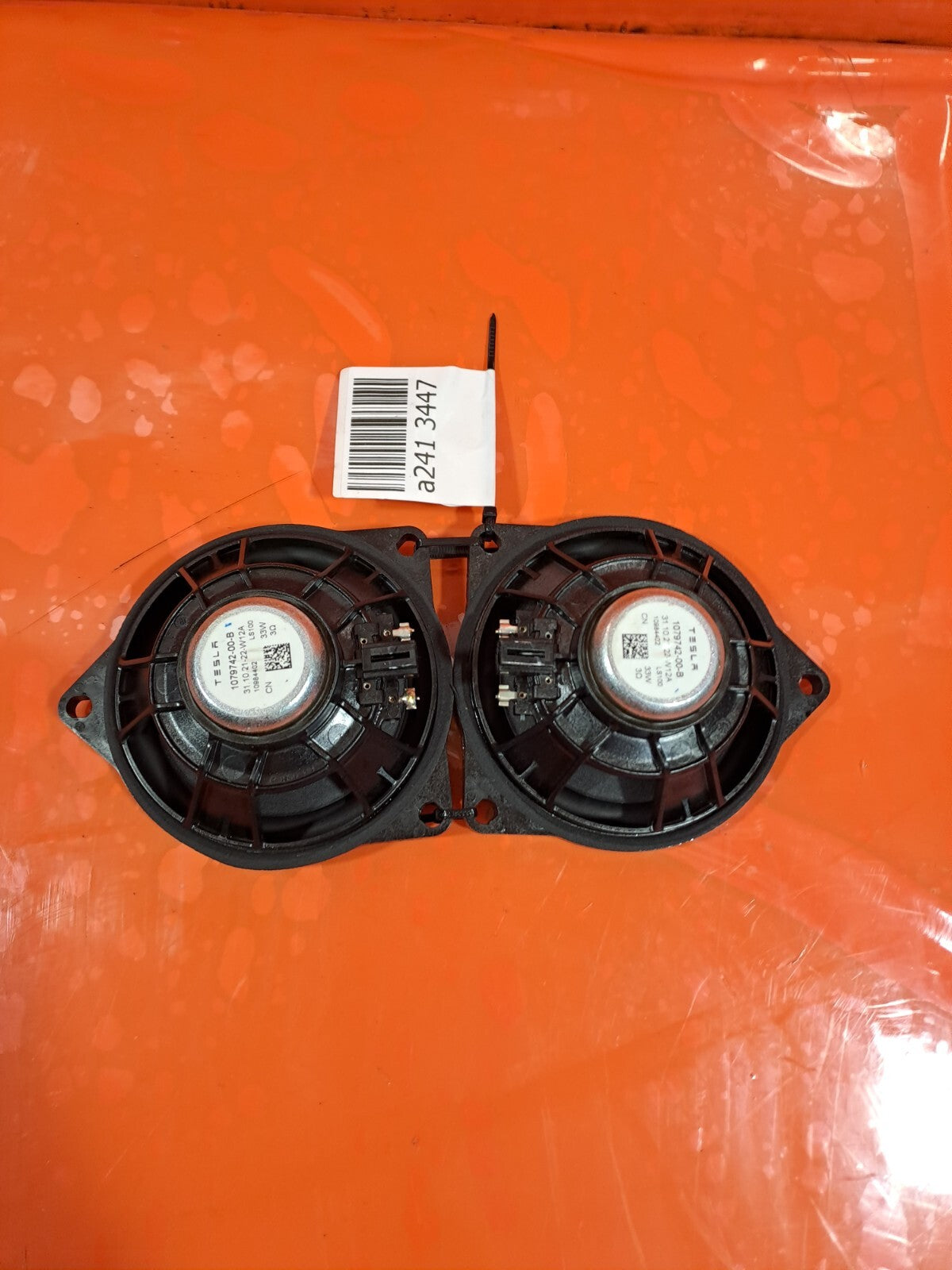 ✅2018-2025 TESLA MODEL 3 DASHBOARD SPEAKERS PAIR 1079742-00-B + WARRANTY A241 - Image 3