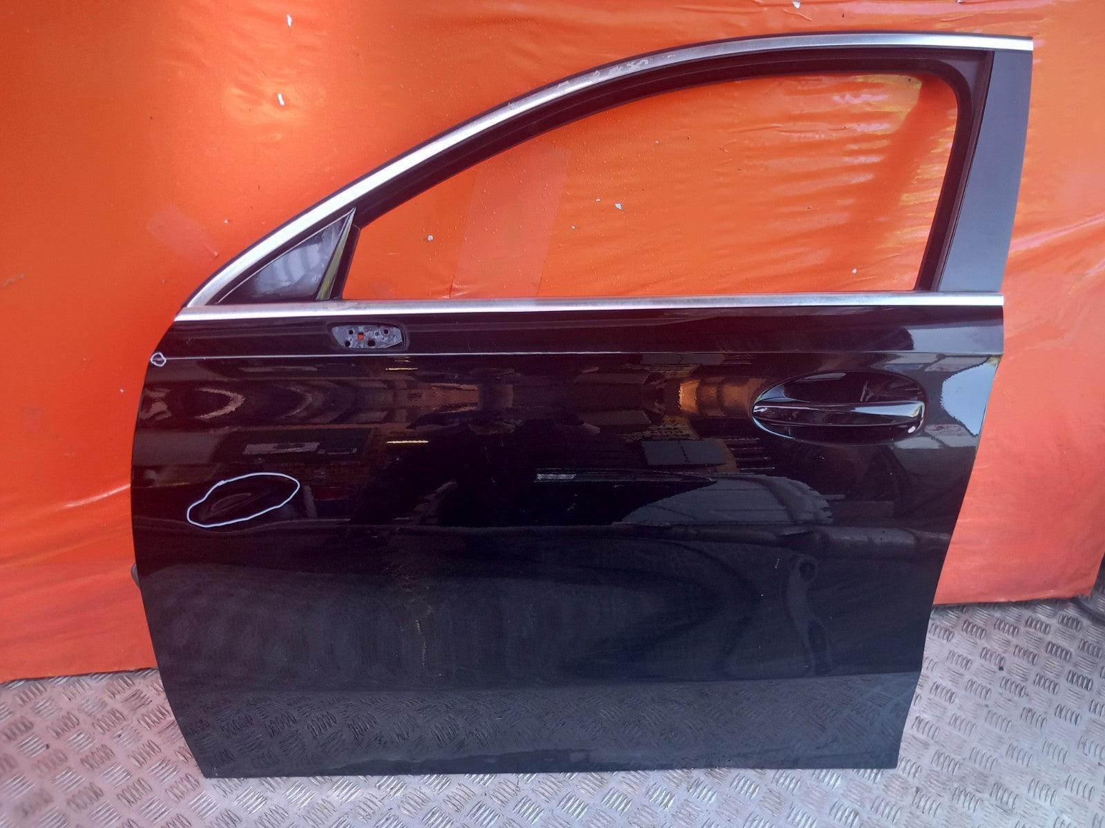 Mercedes W177 A180 Sport 1.5 Diesel 2019 Front Left Door Bare Black Dent A382 - Image 1
