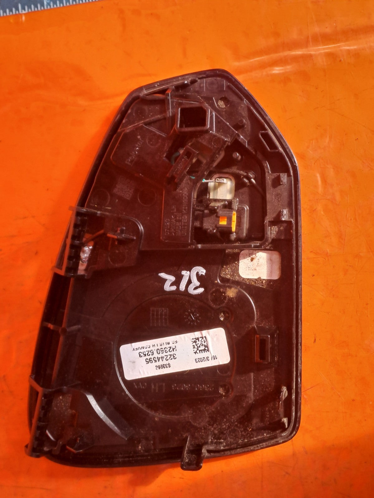 ✅2023 Polestar 2 Long Range Front Left Wing Mirror Glass 32244595 +Warranty A312 - Image 5