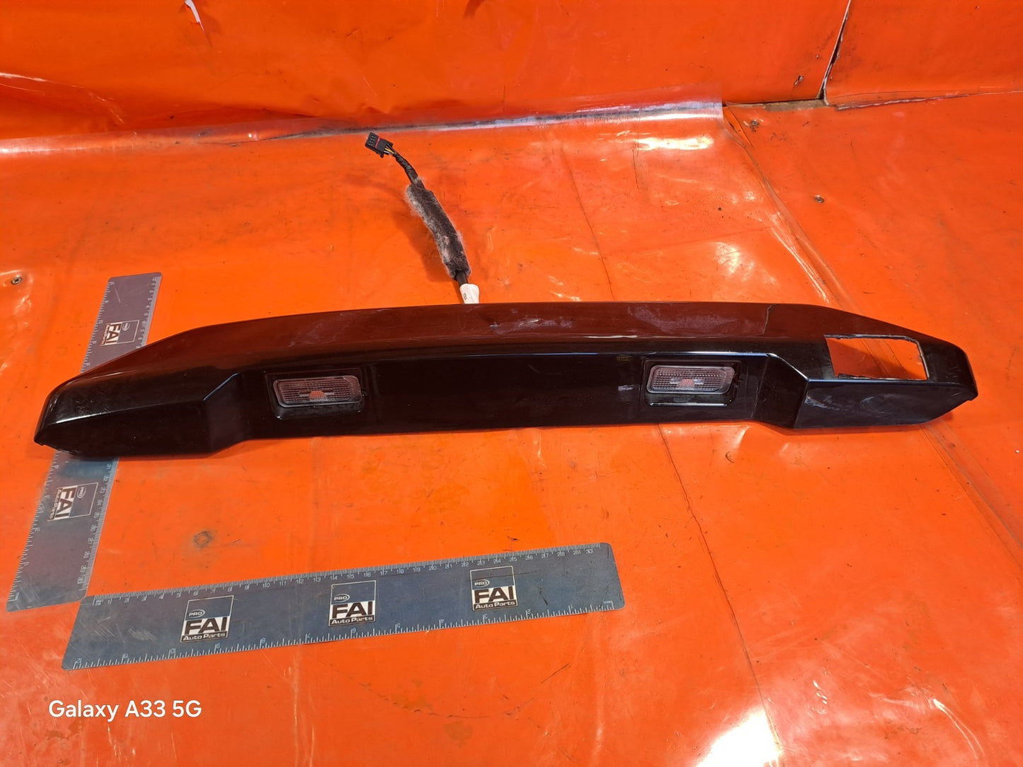 ✅2023 Ford Transit Custom Tailgate Number Plate Light Trim GK21-13555-DG Black - Image 5