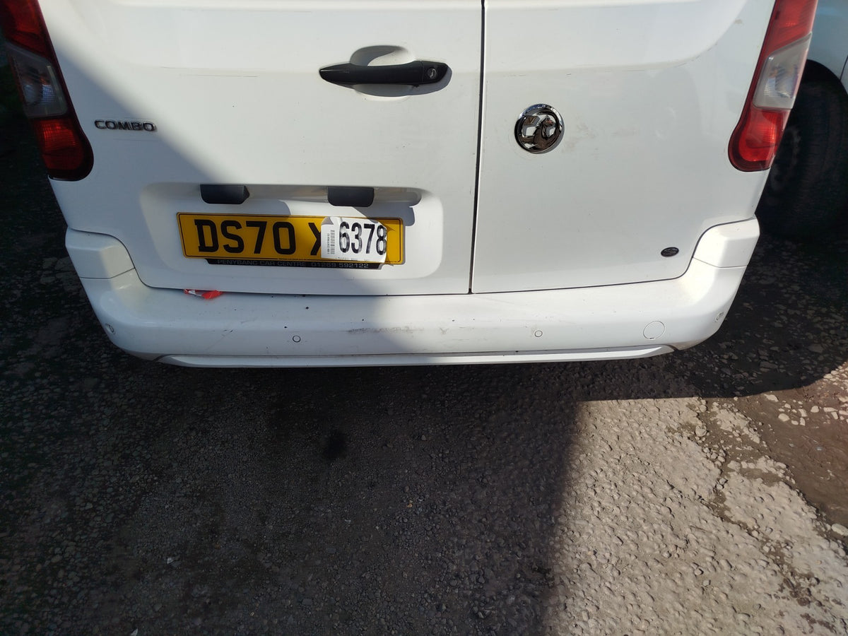 Vauxhall Combo MK4 1.5 Diesel 2020 Rear Bumper White Warranty A414 - Image 1