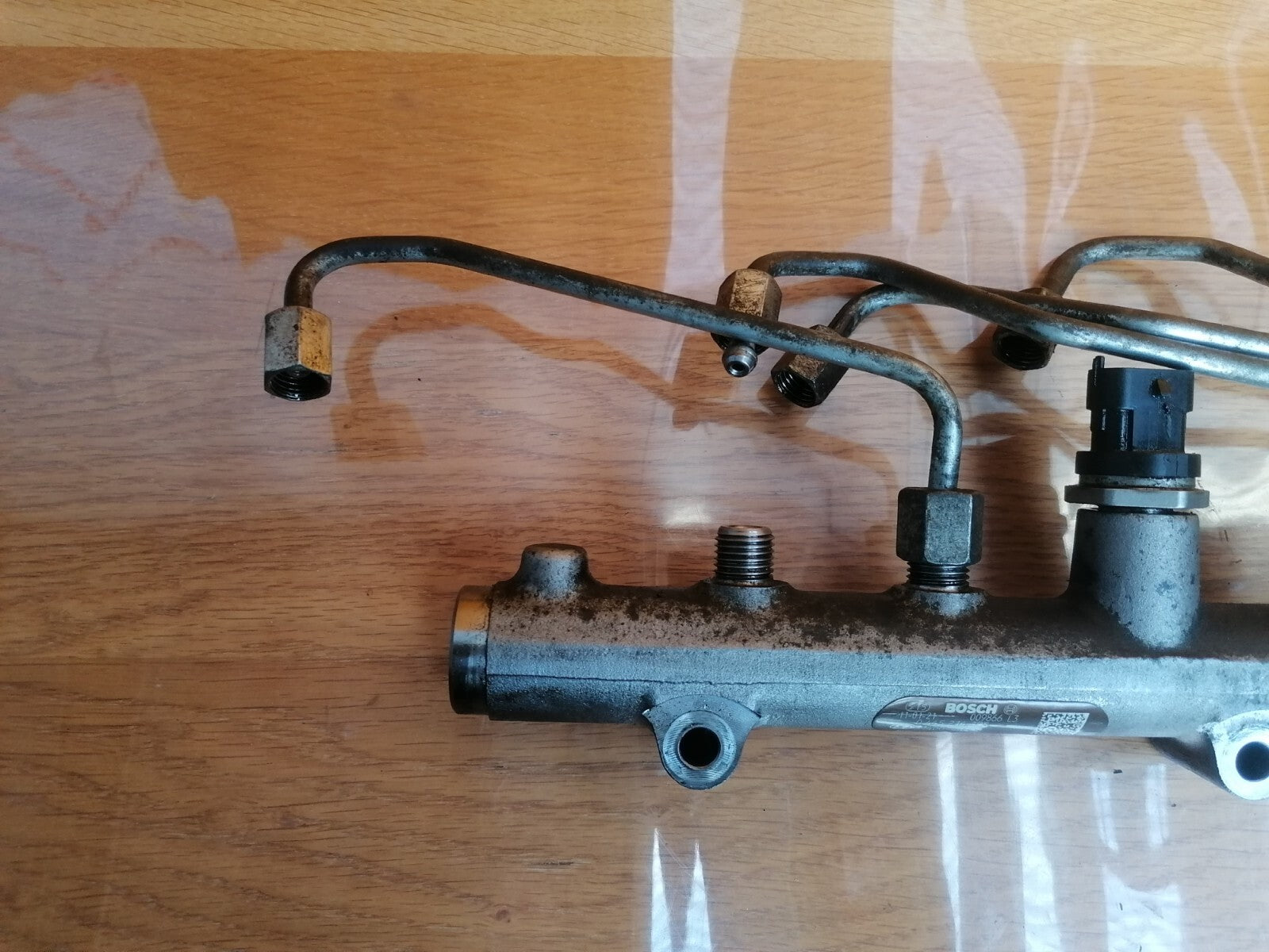 ✅2011 HYUNDAI I800 2.5CRDI DIESEL FUEL INJECTOR RAIL 31400-4A450 + WARRANTY A059 - Image 2