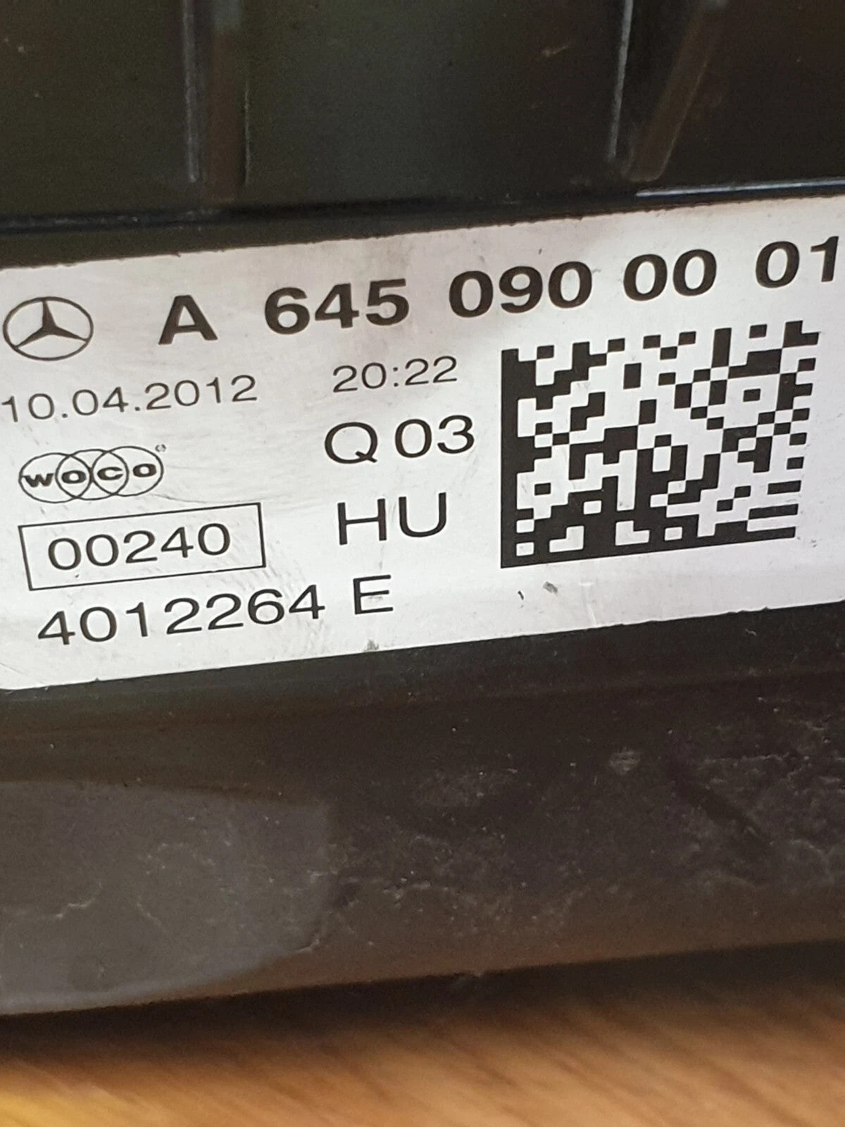 Mercedes W246 1.8 Diesel 2012 Air Filter Box Housing A6450900001 Warranty A211 - Image 12