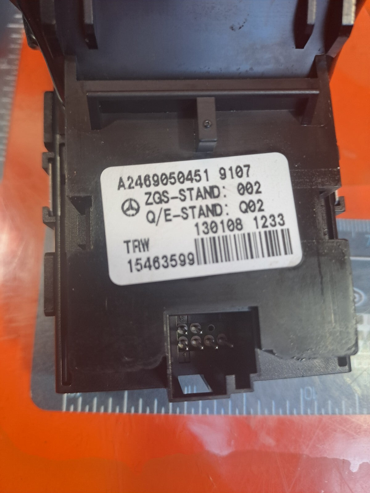 ✅Mercedes W176 A 180 1.5 Diesel 2013 Electric Handbrake Switch A2469050451 A195 - Image 4