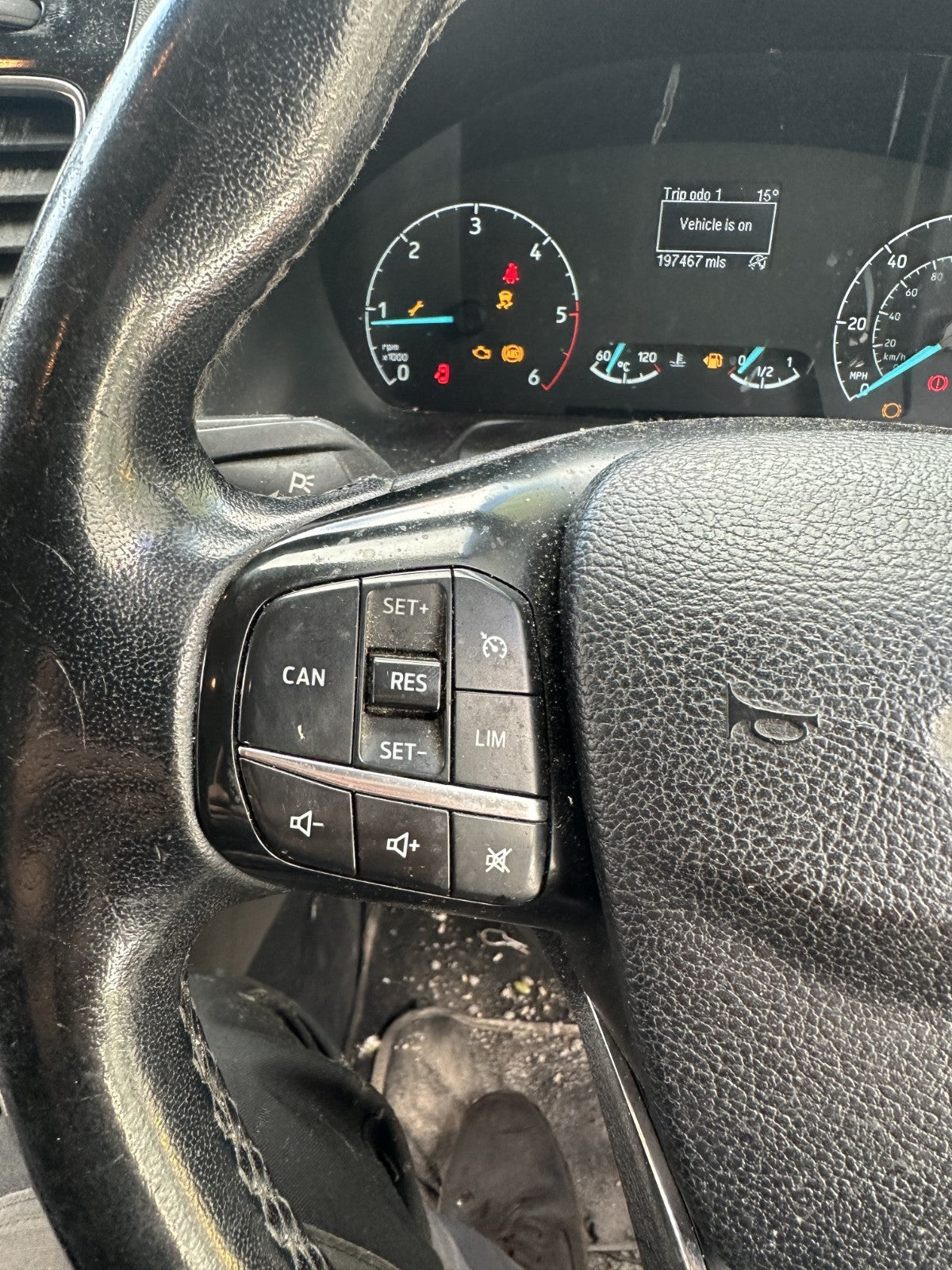 ✅2019 Ford Transit Custom Steering Wheel W/O Abag JK21-3600-GC + Warranty A376 - Image 6